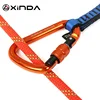 XINDA-conector de seguridad para escalada en roca al aire libre, bloqueo de 25KN, puertas de tornillo en forma de pera, hebilla, mosquetón, kits de supervivencia para equipo al aire libre ► Foto 3/6