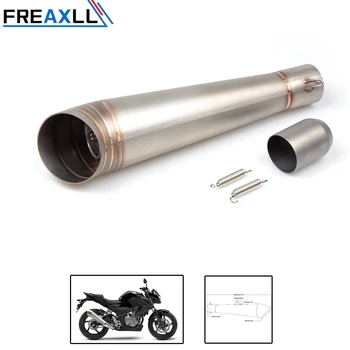 

FREAXLL Motorcycle 36-51mm Exhaust Pipe Universal Muffler For CB CRB YZF TTR KTM EXC R6 ZX-6R ZX-10R GSXR Scooter ATV