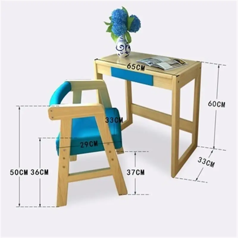 Cocuk Masasi Tableau Kinder Tafel Estudo Estudio Estudiar Pupitre Infantil деревянный Enfant Mesa Escritorio детский стол для обучения - Цвет: MODEL A