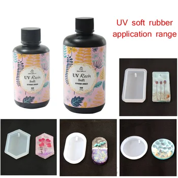 

New Hot UV Resin Clear Soft Type Ultraviolet Solidify Resin Crafts for DIY Jewelry Mold SMD66
