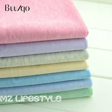 Хлопчатобумажная трикотажная ткань из хлопка и спандекса для платья, футболки, модная одежда, ткань для изготовления 50*170 см