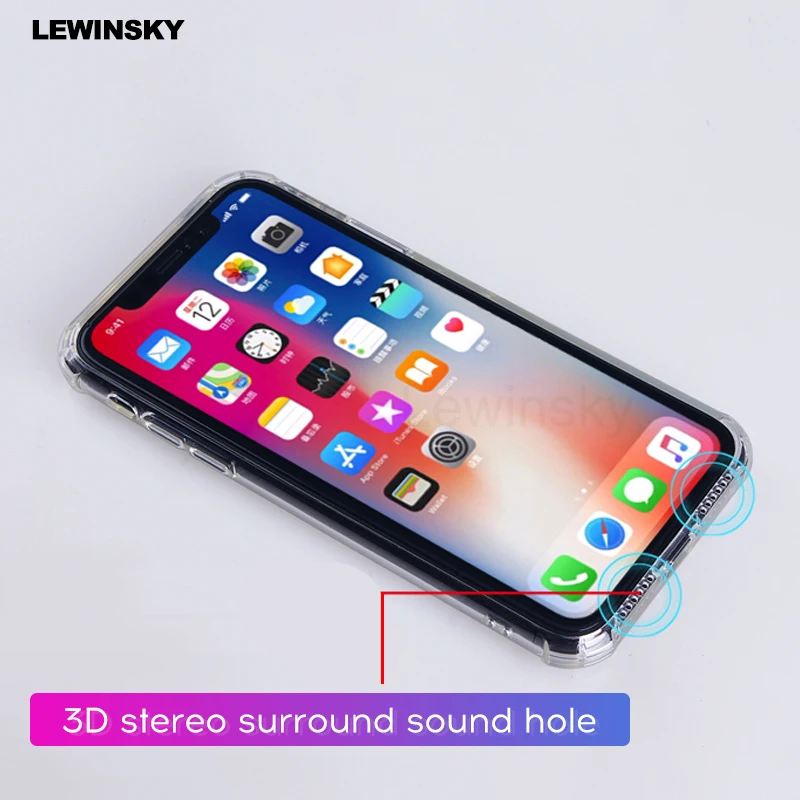 

Shockproof Clear Soft Silicone Case For Iphone 6 6s 8 7 Plus X Xs XR MAx Cover Case on For Iphone XR Max X Xs 7 Anti-Knock case