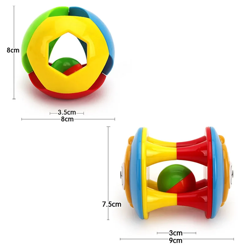 Развивающие детские игрушки Minitudou для новорожденных, веселый маленький громкий мячик, Умная игрушка для малышей