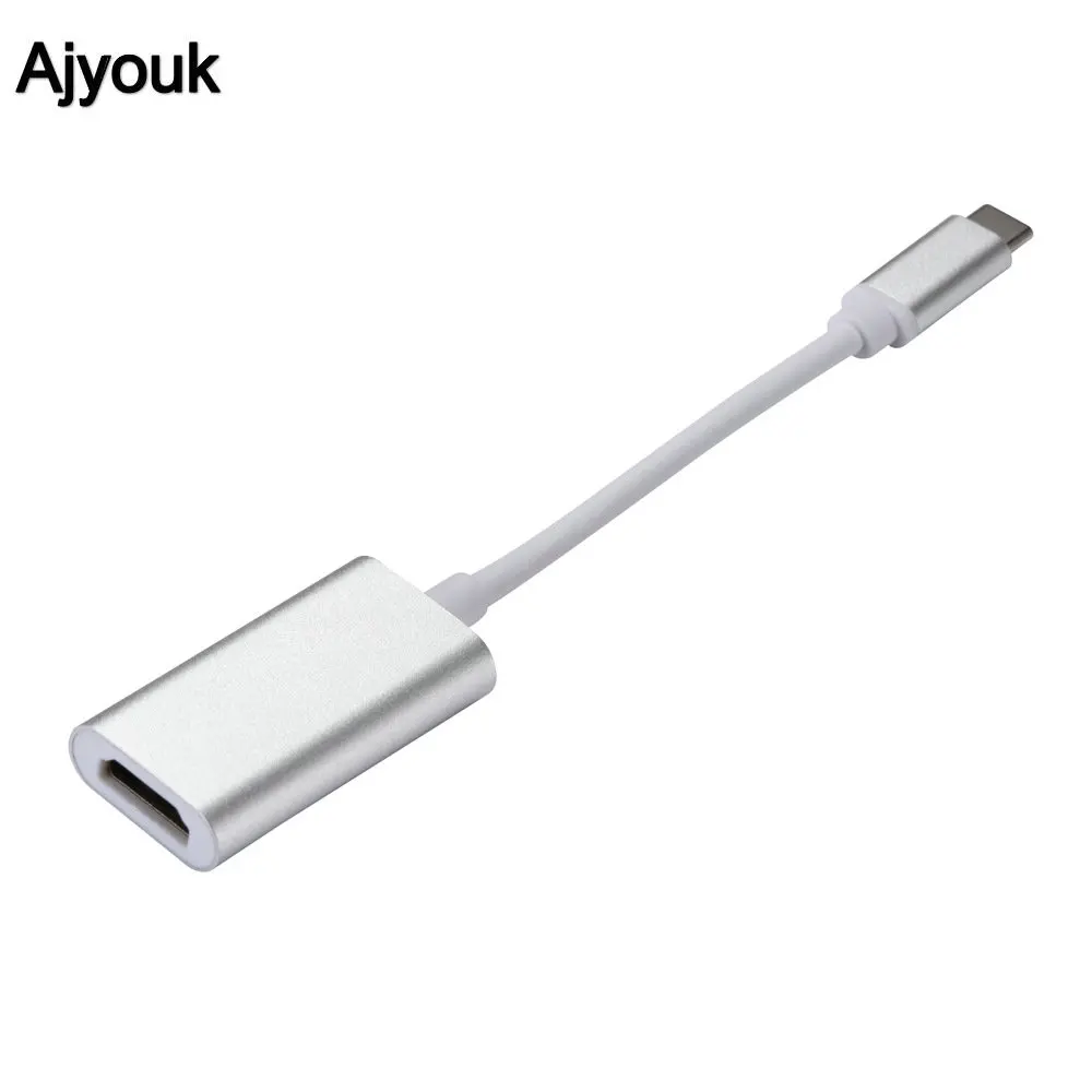 1 шт. USB3.1 Type-c к HDMI гнезду 4K переходник Соединительный кабель для Apple Macbook Huawei Matebook