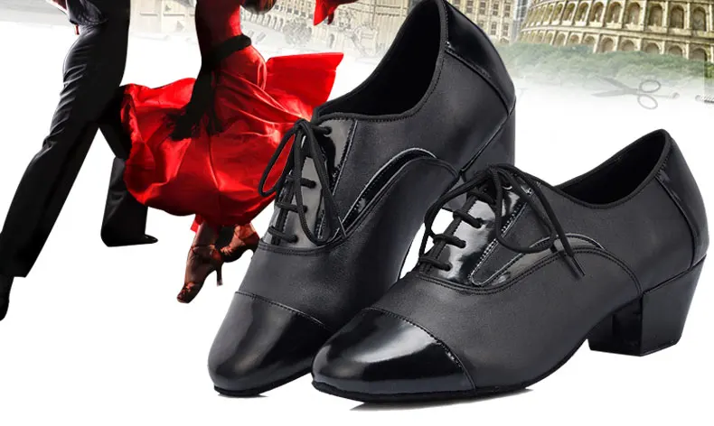 20161228_162520_037Professional Dance Shoes Brand Man Sports Latin Shoes Genuine Leather Upscale Fitness Breathable Adult Boy Social Sneakers 8001