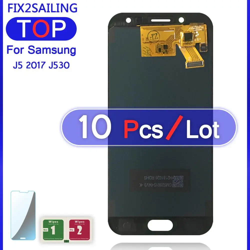 10pcs Lcd J5 For Samsung Galaxy J5 17 J530 Sm J530f Lcd Display 100 Tested Working Touch Screen Assembly Mobile Phone Lcd Screens Aliexpress