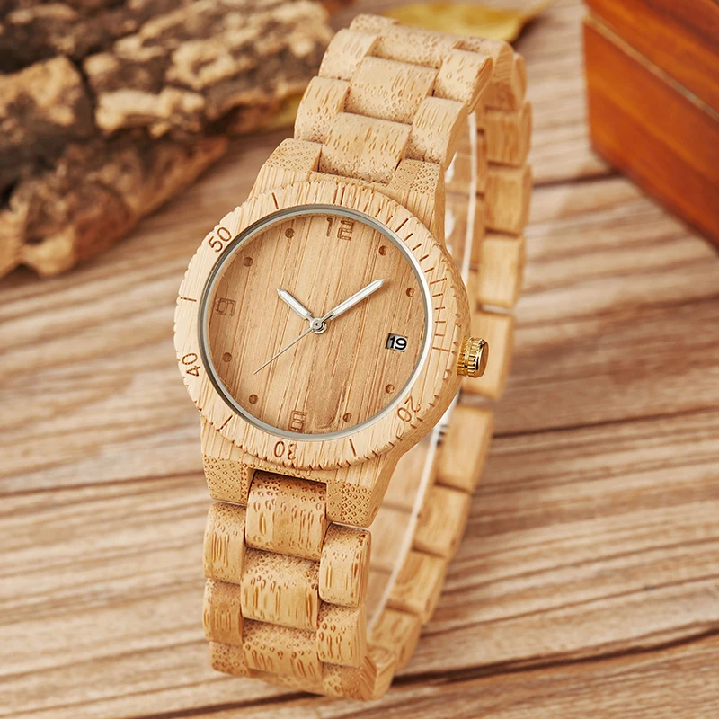 

Retro Wooden Watches Light Color Natural Wood Bracelet Watch Women New Fashion Quartz Ladies Watch relogio feminino Clock Gifts