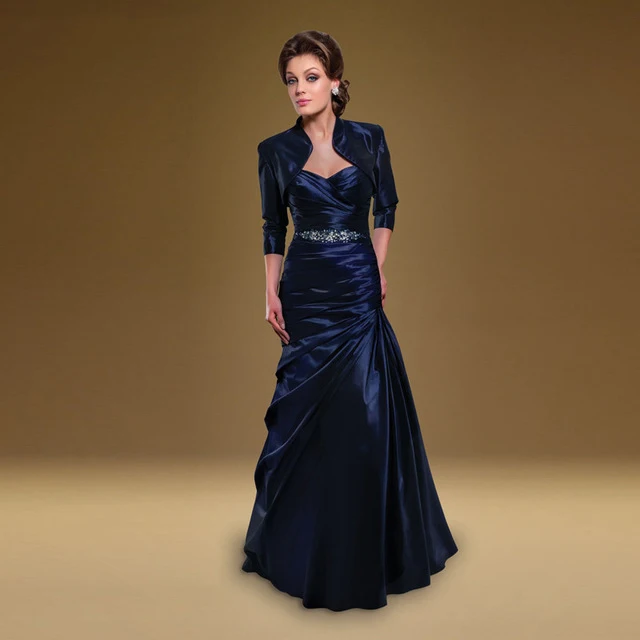2016 Navy Blue Taffeta Fabric Winter 