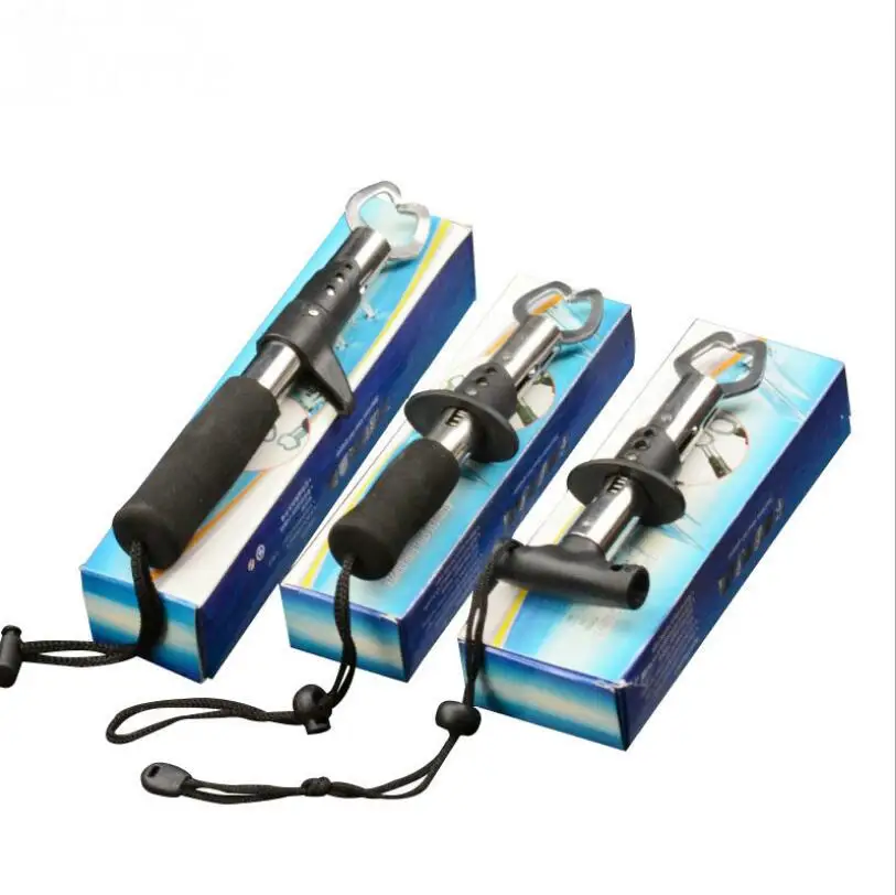 

Bammax Portable Stainless Steel Fishing Gripper Fish Lip Grip Grab Carp Lock Fishing Lip Grip EVA handle Tackle Tools Pesca