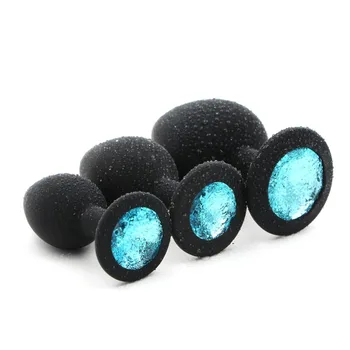 YEMA Crystal Jewelry Butt Plug Massager Silicone Vibrator Sex Toys for Woman Anal Plug Gay 10 Mode Bullet Vibrator 4