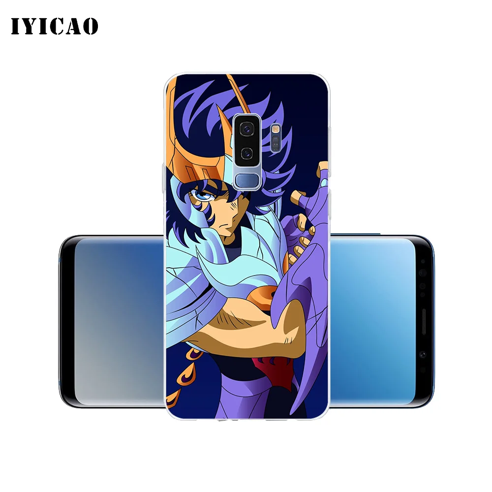 IYICAO мультфильм Saint Seiya Мягкий силиконовый чехол для телефона Samsung Galaxy S10e S10 S9 S8 Plus S7
