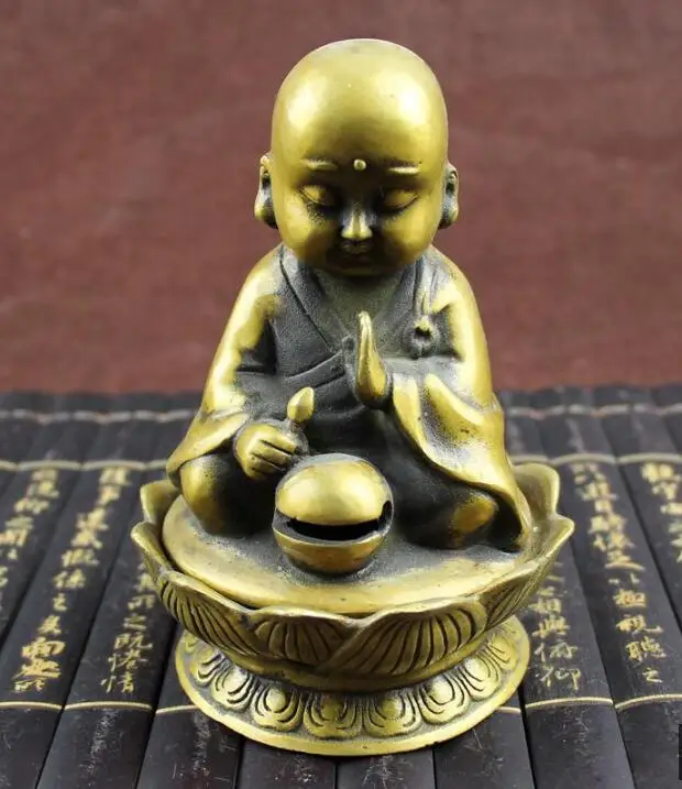 

Архаическая скульптура, буддизм, статуя шакя Муни, резьба лотоса, декор для резьбы по монаху, бесплатная доставка