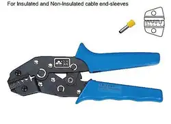 Одна рука изолированные и неизолированные наконечники плоскогубцы Кримпер 0,5-6мм2 AWG 22-10