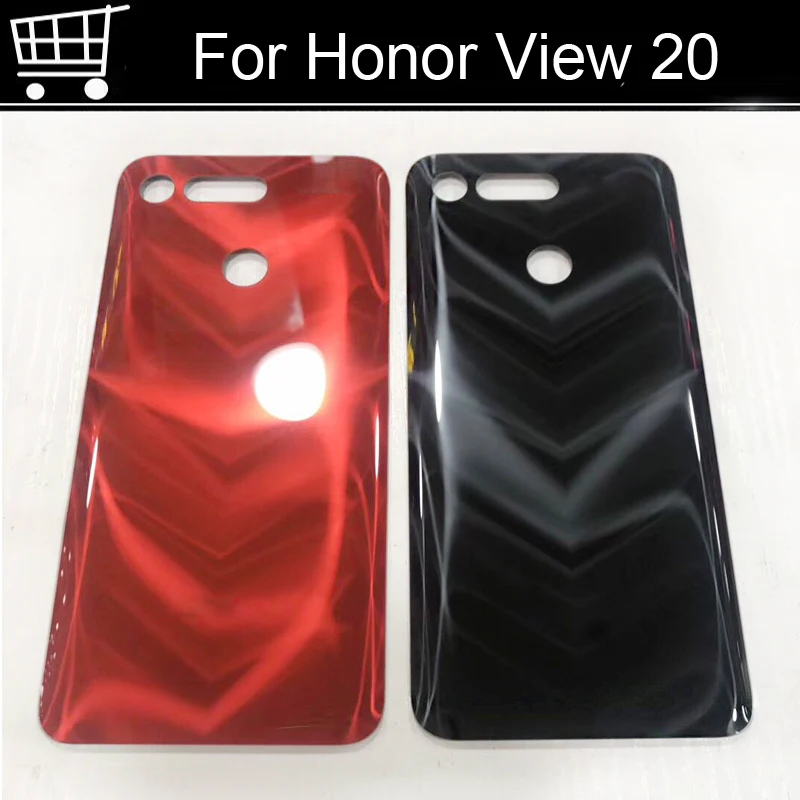 100% новый аккумулятор задняя крышка корпус двери для Huawei Honor View 20 батареи ремонт
