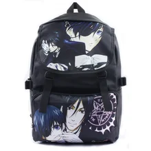 Аниме Black Butler 2 Kuroshitsuji II Ciel & Sebastian Школьный Сумка Рюкзак Косплей Новый Модный Путешествовать Спорт Уличный Кемпинг