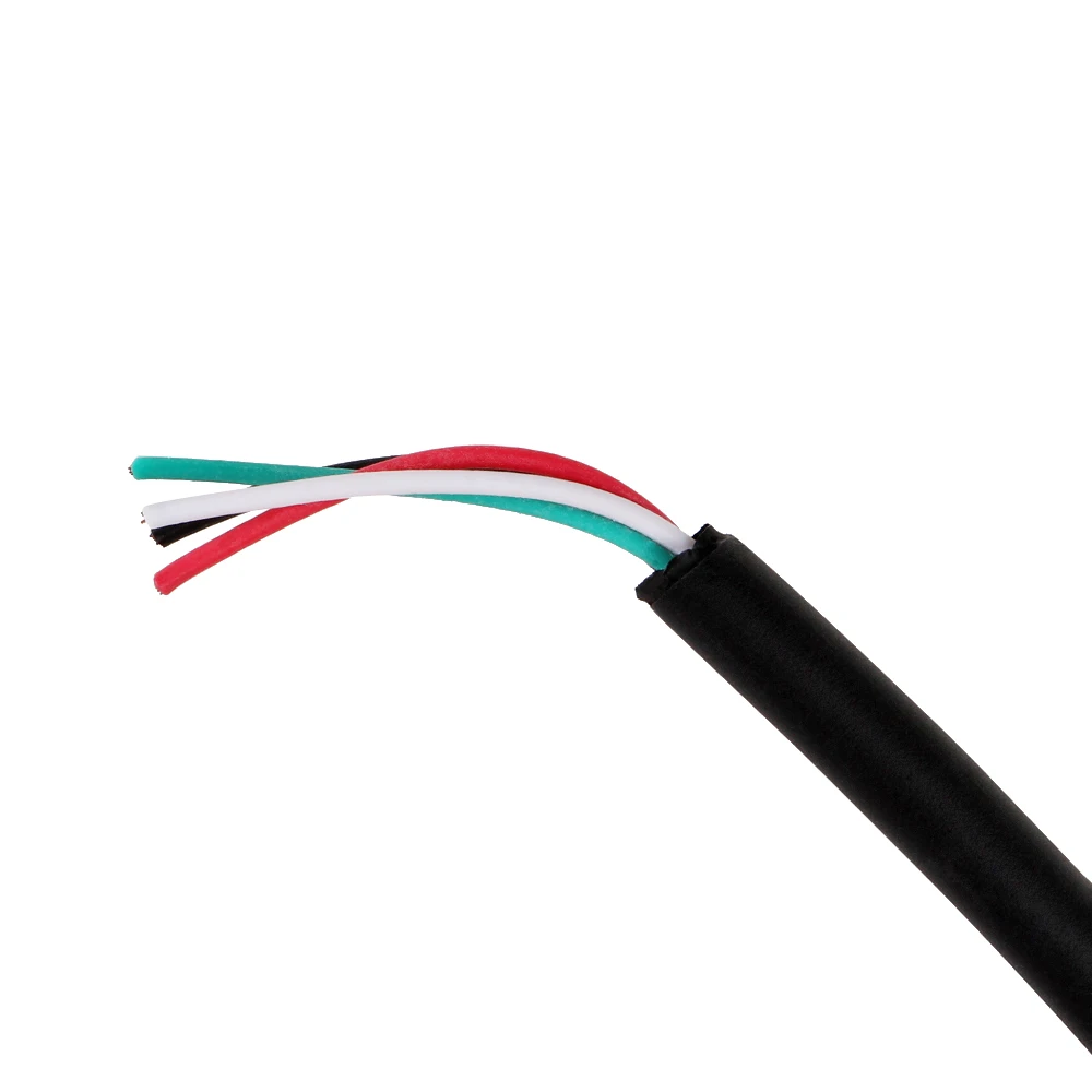 2 pin 4 Wire Speaker Mic Cable Line for Baofeng UV5R Kenwood TK370 Motorola!