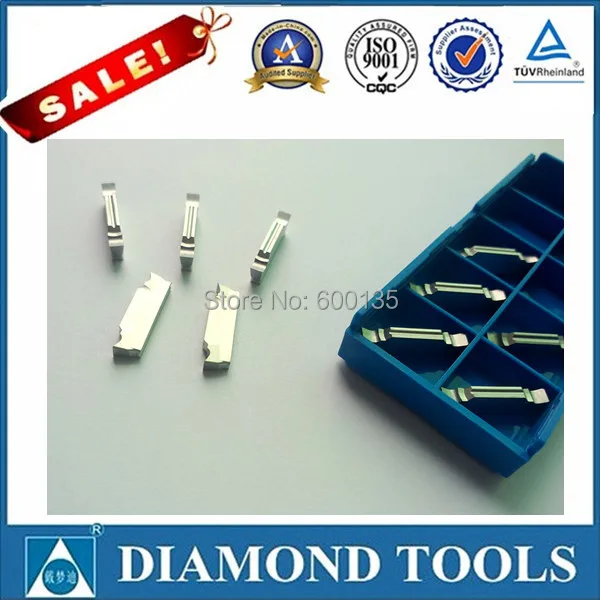 

MGGN300-LH grooving insert for aluminum parting off inserts
