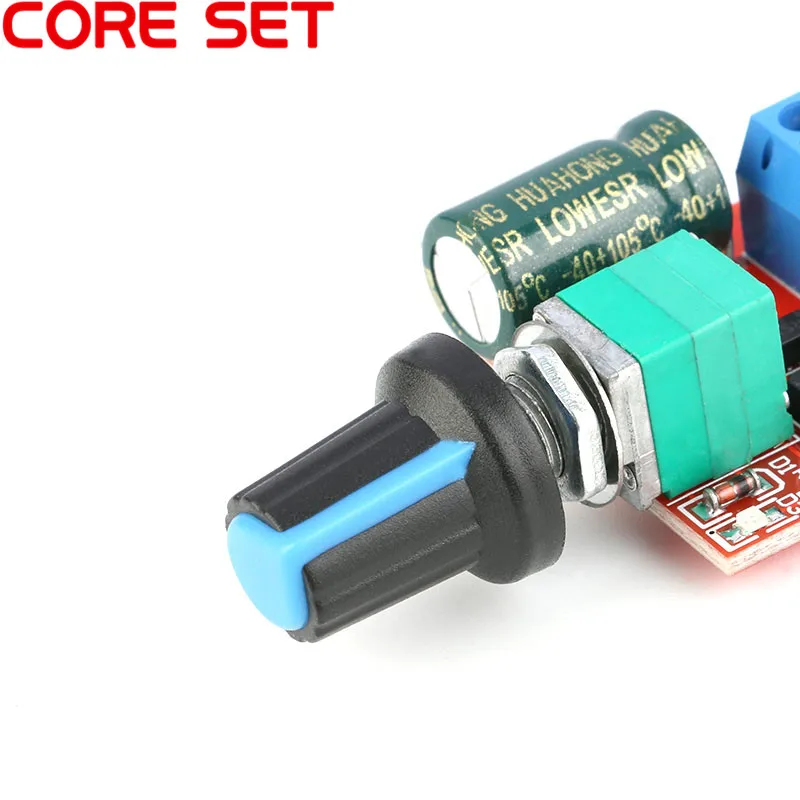 

Mini PWM DC-DC Motor Speed Controller Module 4.5V-35V 5A 90W Speed Regulator Control Adjust Board Switch 24V