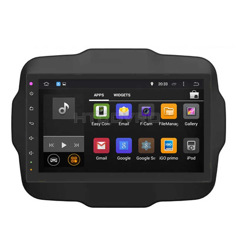 Flash Deal YMODVHT 10.1inch Octa Core 4GB+32GB Android 9.0 Car DVD Player for Jeep Renegade 2015- Radio Stereo GPS Navigation 2