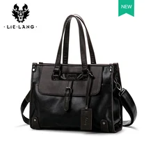 Мужской портфель, мужская сумка, кожаная черная сумка, мужская кожаная сумка через плечо, сумка-мессенджер, повседневная дорожная сумка, 15 дюймов, сумка для ноутбука