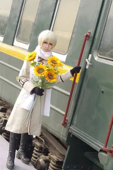 

Hot Anime Aph Axis Powers Hetalia Russian Federation Uniform Suit Unisex Cosplay (Send Gloves) Any Size Free Shipping NEW