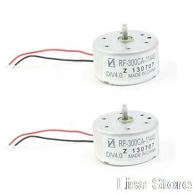

2 Pcs RF300CA-11440 DC 4V 4300RPM Micro Motor for DVD CD Repair Hobby