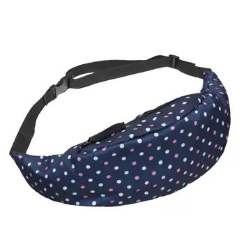 

Fashion Sports Hiking Running Belt Waist Bag Pouch Zipper Fanny Pack Chic (Navy blue)
