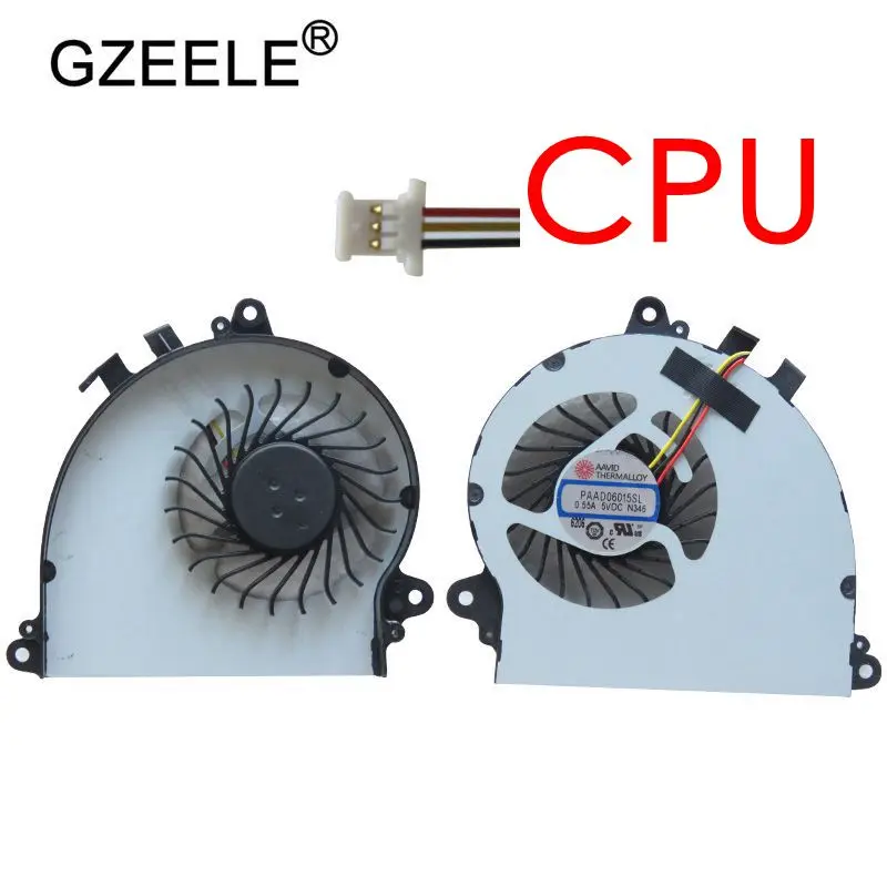 GZEELE NEW cooling fan for MSI GS70 GS72 MS-1771 MS-1773 UX7 7G-700 CPU GPU cooling fan cooler PAAD06015SL N184 N346 PAAD06015S