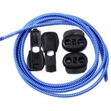 1 пара высокого качества фиксирующий башмак шнурки эластичные шнурки для кроссовок шнурки случайный