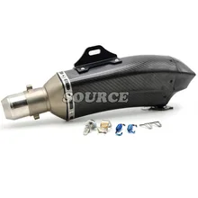 motorcycle Akrapovic muffler pipe scooter exhaust pipe carbon fiber for yamaha fz1 fazer fz6r fz8 xj6 fz6 mt-09 FZ-09