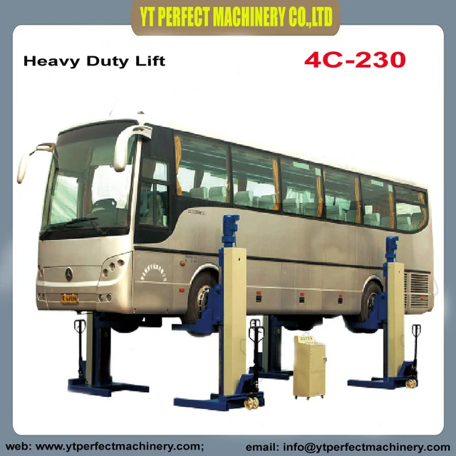 4C 230 four post heavy duty lift for bus and truck liftingin Car Jacks