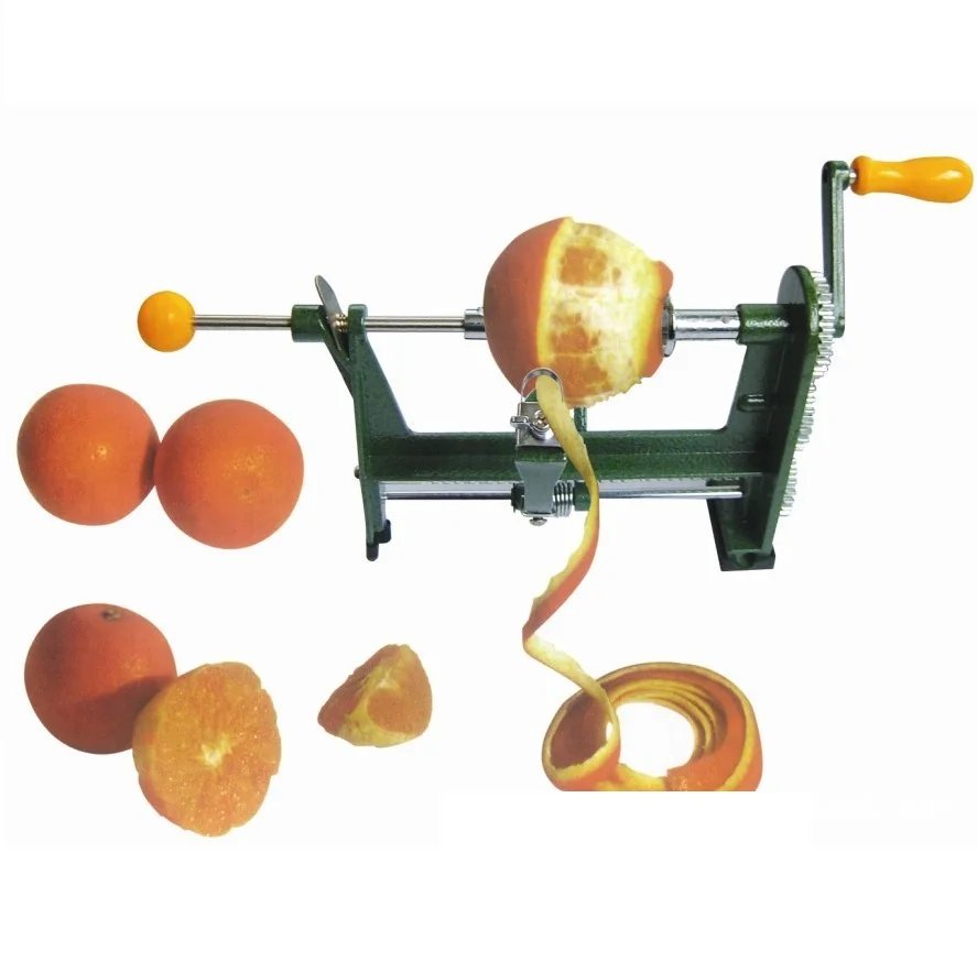 Счетчик верхней руки яблоко апельсин Картофелечистка Фрукты Овощечистка для удаления кожуры