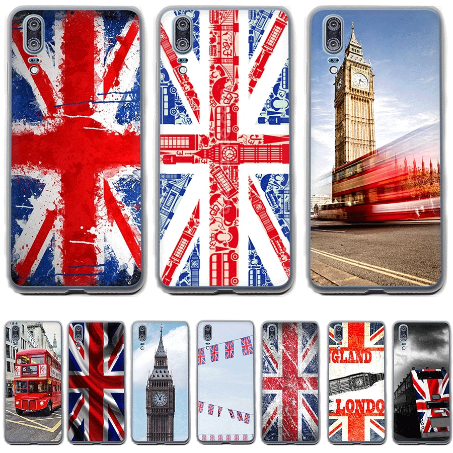 Чехол для телефона Union Jack с британским флагом Huawei P8 P9 P10 P20 P30 Lite Plus Pro P Smart