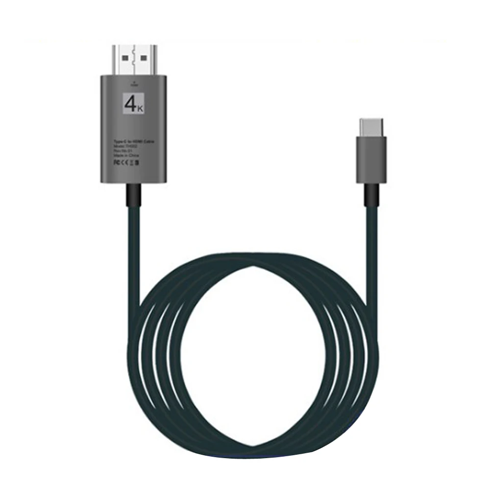 2M Length USB 3.1 USB-C Type C Male to Male 4K 30hz HDMI 2.0 HDTV Thunderbolt 3 Cable Adapter for Macbook Phone Tablet PC 2M Length USB 3.1 USB-C Type C Male to Male 4K 30hz HDMI 2.0 HDTV Thunderbolt 3 Cable Adapter for Macbook Phone Tablet PC