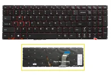 Nouveau US Clavier Rétro-Éclairage pour Lenovo Y700 15-ISK Clavier d’ordinateur portable Sans cadre