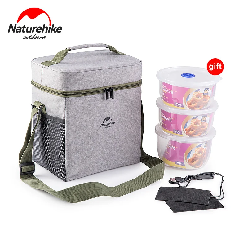 

Naturehike 3 in 1 Outdoor Multifunctional Picnic Ice Bag Foldable Keep Warm Cold Fresh Lunch Pack Isothermic Food Container Bag