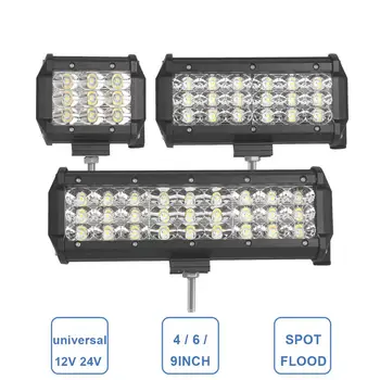 

4 7 9 Inch Offroad LED Work Light Bar 12V 24V Car TRUCK ATV Pickup Motorcycle 4x4 3Rows Lamp Spot Flood Combo Beam Indicator