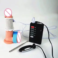 Роскошный мужской электросекс набор Estim секс-игрушки для мужчин E-Stim электроштекер маленький набор W/петли терапия игрушки