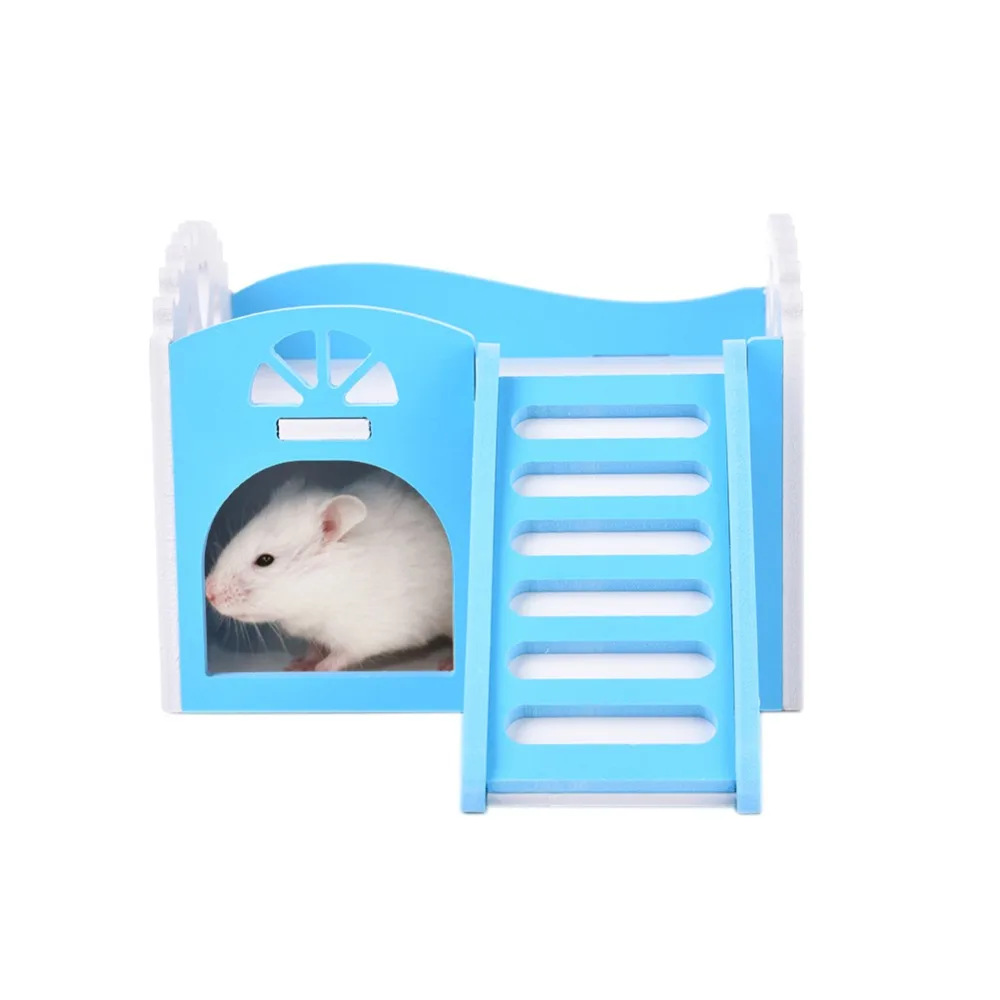Hamster bed, wood bunk beds, relaxed and comfortable, four colors, for