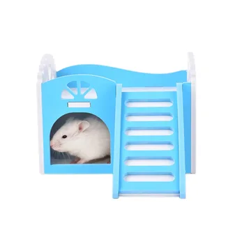 

Hamster bed, wood bunk beds, relaxed and comfortable, four colors, for Hamster / Guinea Pig / Chinchilla / Dutch Pigs Small Pets
