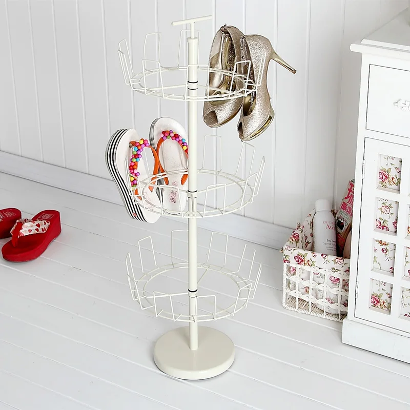 Metal rotating shoe hanger simple multifunctional shoe hanger shoe storage hangerin Storage