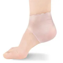 2 шт. силикагель защита пятки унисекс снимает боль в пятке и трещин увлажняющие отбеливающие носки ортопедические Педикюр Уход за ногами