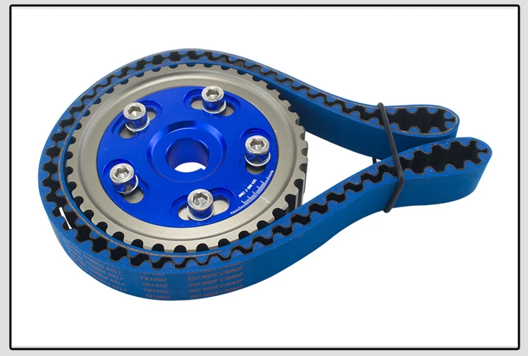 WLR RACING-HNBR гоночный Ремень ГРМ синий+ алюминиевый кулачковый механизм синий для 92-00 Civic D16Z D16Y WLR-TB1002B+ 6542B