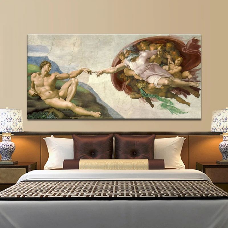 Creation of Adam by Michelangelo