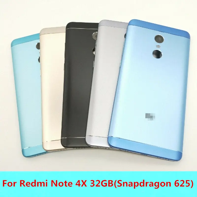 Задняя крышка для Xiaomi Redmi Note 4X 32GB (Snapdragon 625) запасные части батареи 4 чехол Global
