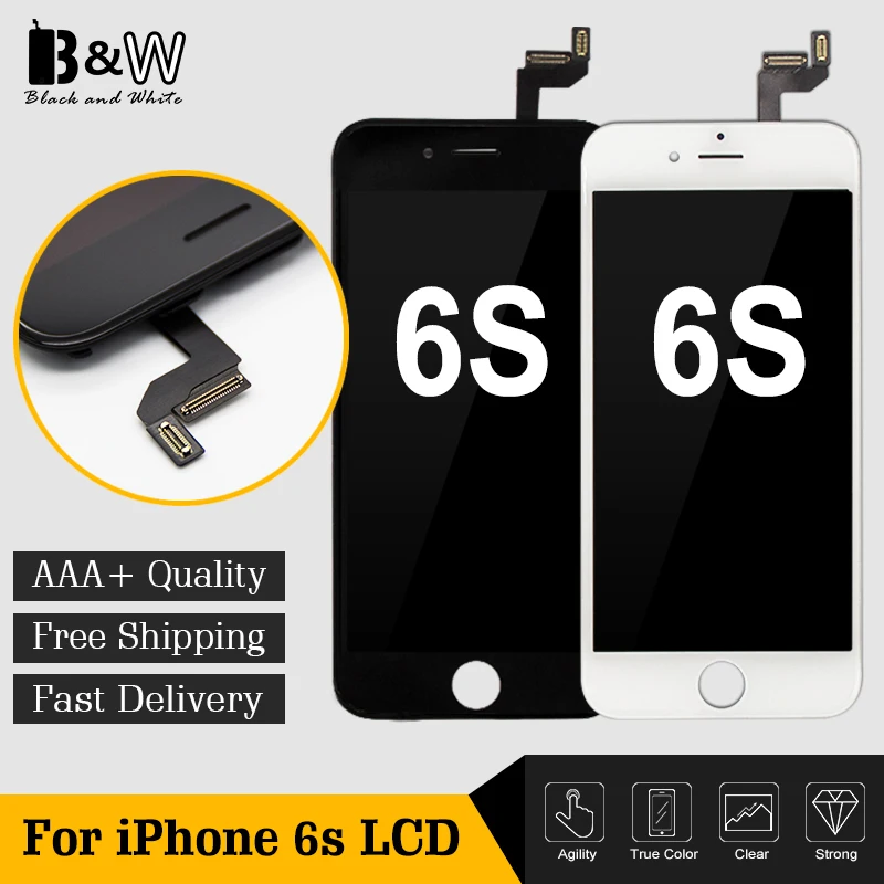 5PCS/LOT For iPhone 6S LCD With 3D Force Touch Screen Assembly 4.7 Inch Display AAA+++ Quality Free Shipping | Мобильные телефоны и