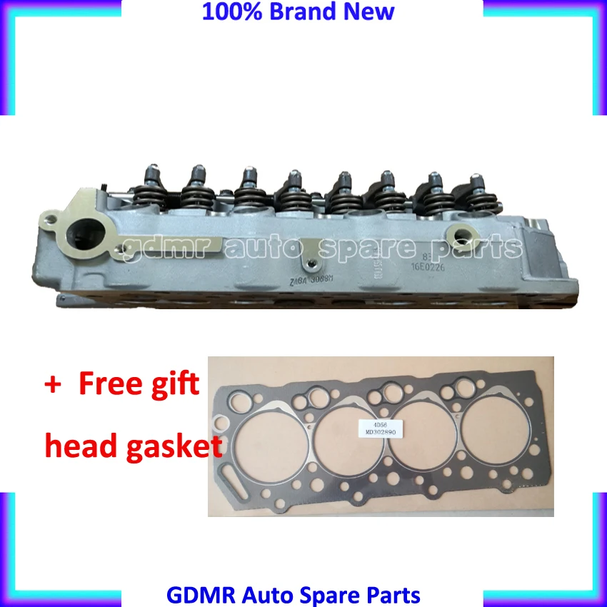 Головка цилиндра D4BAT D4BH 4D56T 4D56 AMC908613 для Hyundai H1 H100 Galloper или Mitsubishi Montero Pajero L300|4d56 cylinder
