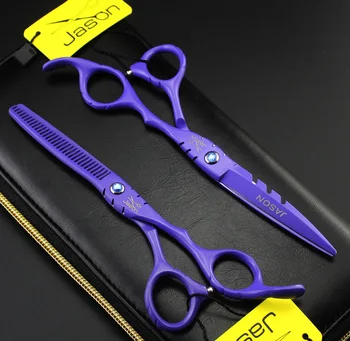 

6 inch Brand Jason TOP GRADE Hairdressing Scissors JP 440C Professional Barbers Cutting Scissors Thinning Shears Hair Scissors