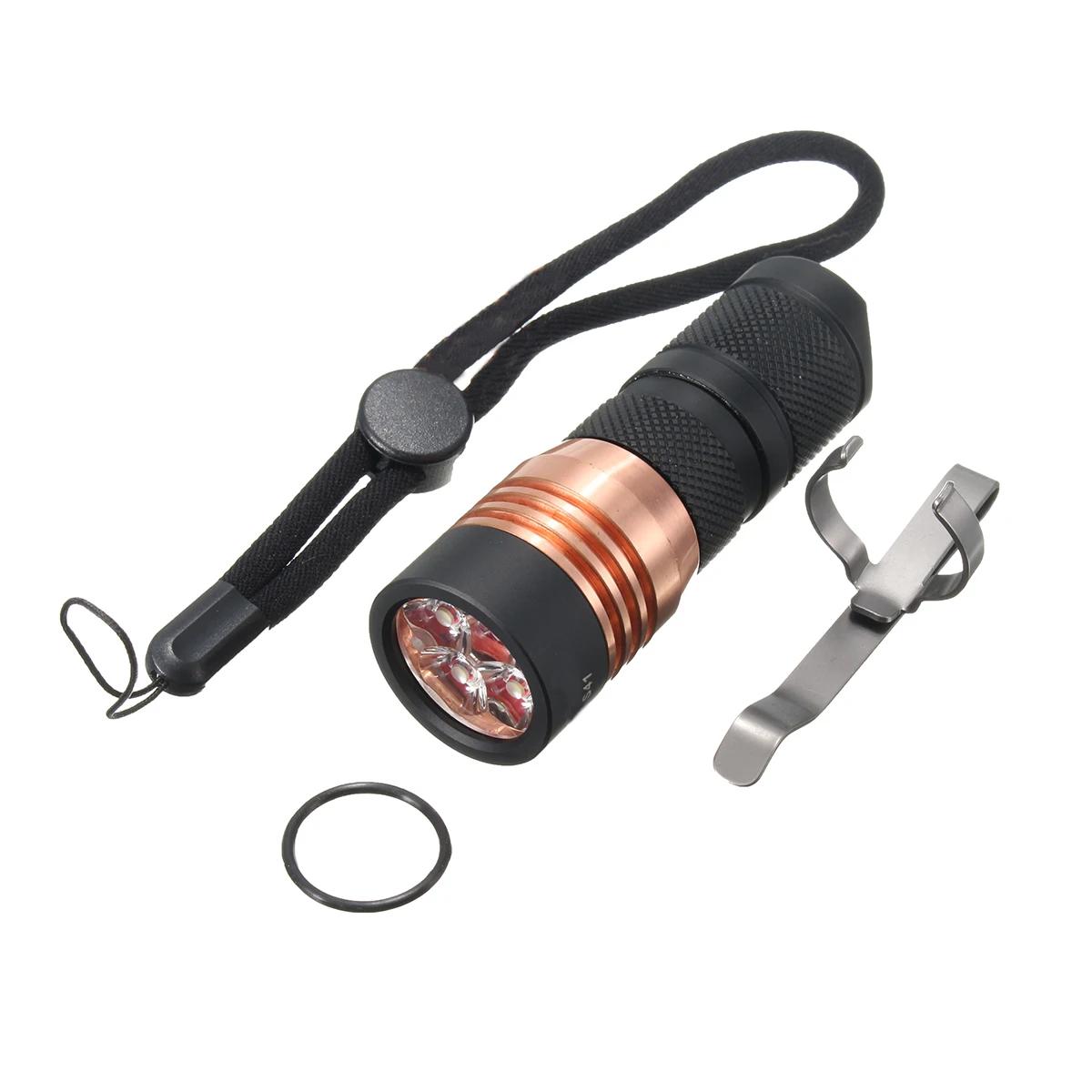Светодиодный мини фонарик Jiguoor S41 4x Nichia 219B/XP G3 A6 1600 люмен|mini led flashlight|led flashlightnichia 219b |