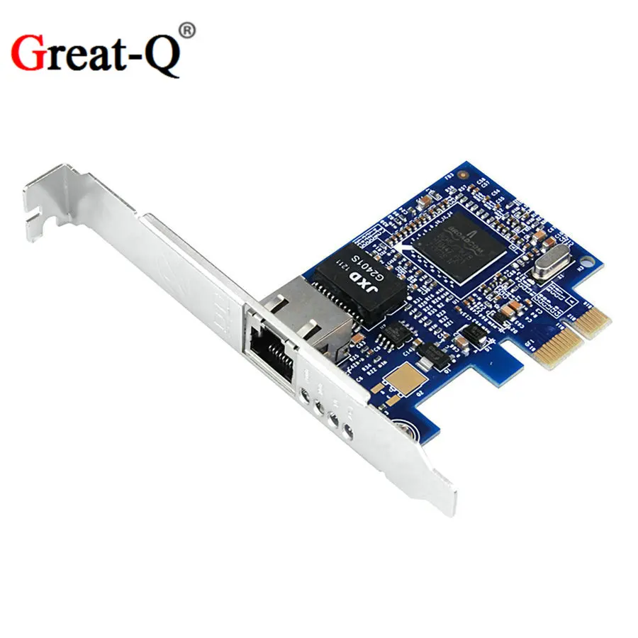 Сетевая карта Broadcom NetXtreme BCM5751/5721 10/100/1000 м гигабитная настольная PCI express RJ45 сетевая
